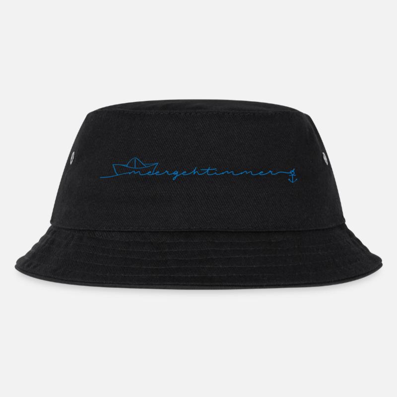 Meer geht immer - Kinder Bucket Hat - Schwarz