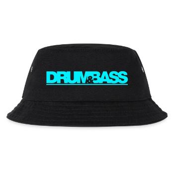 Drum&Bass - Kinder Bucket Hat - Schwarz - Vorne