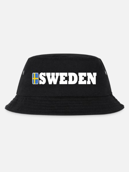 SCHWEDEN - Kinder Bucket Hat - Schwarz