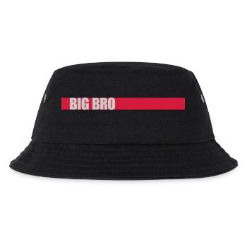 Big Bro Balken Logo - Kinder Bucket Hat - Schwarz - Vorne