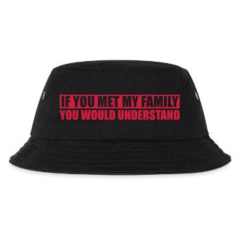 you would understand quote - Kids’ Bucket Hat - black - Front