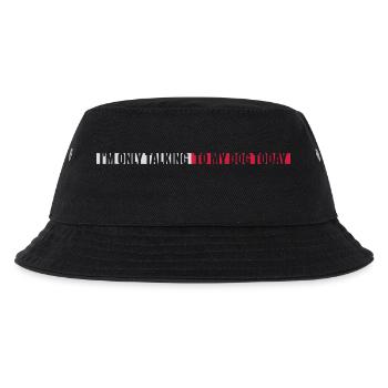only talking to dog - Kids’ Bucket Hat - black - Front