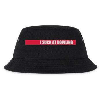 I suck at bowling - Kinder Bucket Hat - Schwarz - Vorne