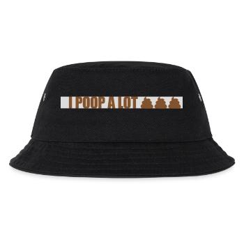 I poop a lot - Kids’ Bucket Hat - black - Front