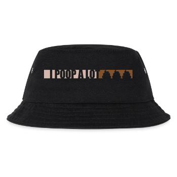 I poop a lot - Kids’ Bucket Hat - black - Front