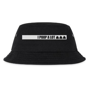 I poop a lot - Kids’ Bucket Hat - black - Front