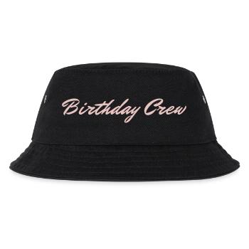 Birthday Crew - Kinder Bucket Hat - Schwarz - Vorne