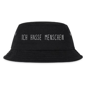 Ausdruck des Hasses gegen Menschen - Kinder Bucket Hat - Schwarz - Vorne