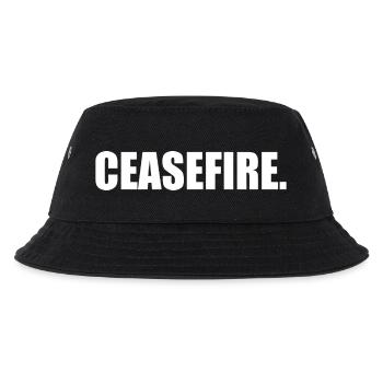 Ceasefire - Kinder Bucket Hat - Schwarz - Vorne