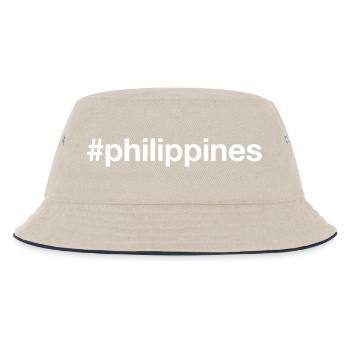 PHILIPPINES Hashtag philippin - Bob Enfant - blanc cassé/bleu marine - Devant