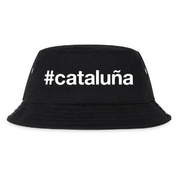 CATALUNA Katalonien Hashtag - Kinder Bucket Hat - Schwarz - Vorne
