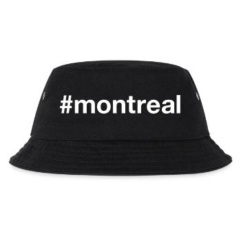 MONTREAL Australia Hashtag - Kinder Bucket Hat - Schwarz - Vorne