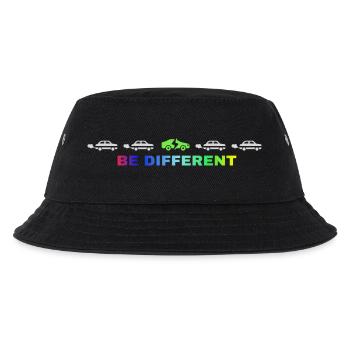 Be different - Kinder Bucket Hat - Schwarz - Vorne