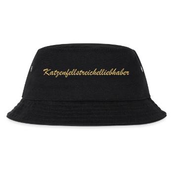Cat Fur Petting Lover, Cat Cat Lover - Kids’ Bucket Hat - black - Front