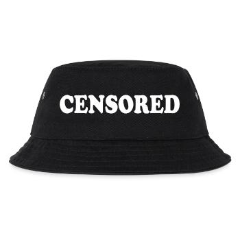 censored - Kinder Bucket Hat - Schwarz - Vorne