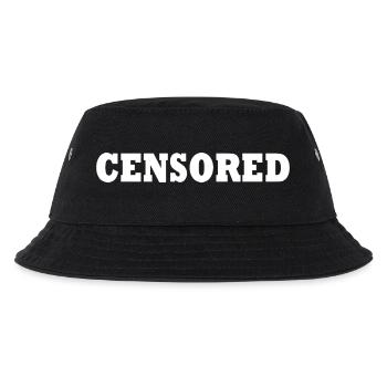 censored - Kinder Bucket Hat - Schwarz - Vorne