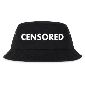 censored - Kinder Bucket Hat - Schwarz - Vorne