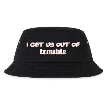 i get us out of trouble - Kids’ Bucket Hat - black - Front