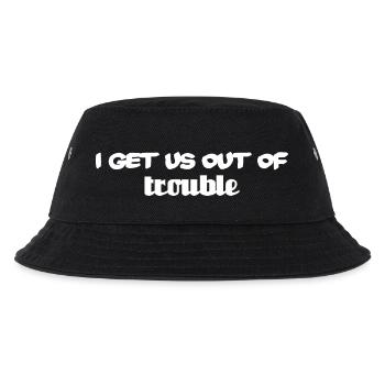 i get us out of trouble - Kinder Bucket Hat - Schwarz - Vorne