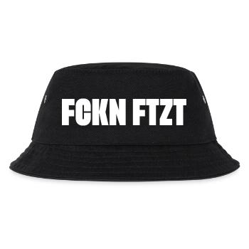 Fckn fzt - DAS SHIRT (und andere Sachen) - Kinder Bucket Hat - Schwarz - Vorne