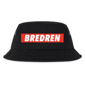 Bredren Lion of Judah Haile Selassie Jah Rastafari - Kids’ Bucket Hat - black - Front