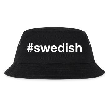 SWEDISH Hashtag Sweden - Kids’ Bucket Hat - black - Front