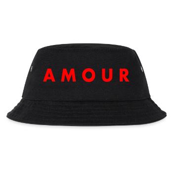 Amour - Kinder Bucket Hat - Schwarz - Vorne