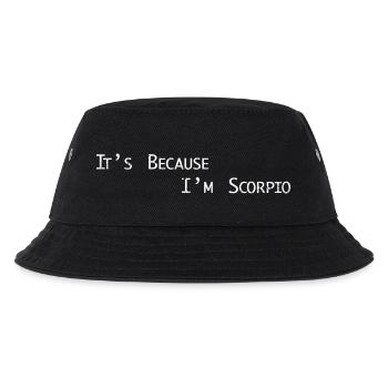 Sternzeichen Skorpion - Kinder Bucket Hat - Schwarz - Vorne