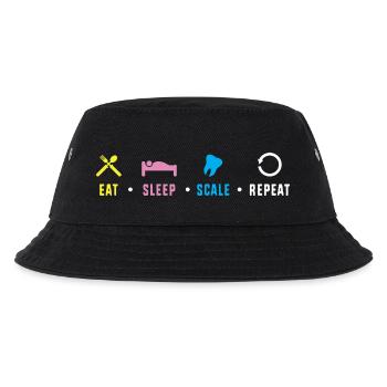 Zahnarzt - Kinder Bucket Hat - Schwarz - Vorne