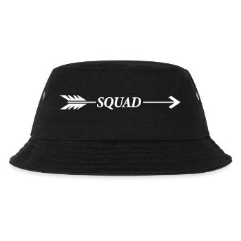 squad pfeil - Kinder Bucket Hat - Schwarz - Vorne