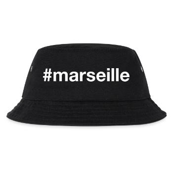 MARSEILLE Hashtag - Bob Enfant - noir - Devant