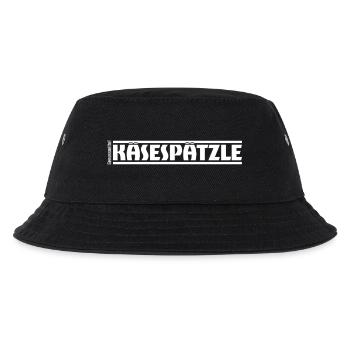 „Genussmittel“ Serie | Käsespätzle - Kinder Bucket Hat - Schwarz - Vorne