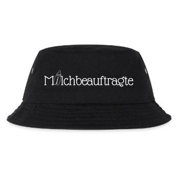 Milchbeauftragte - Kinder Bucket Hat - Schwarz - Vorne