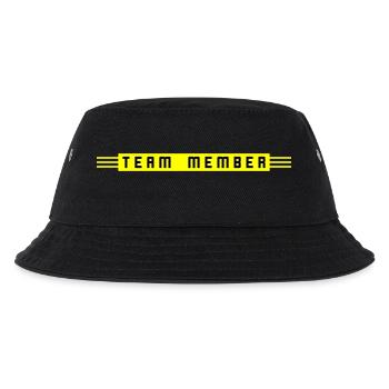 Team Member - Kids’ Bucket Hat - black - Front