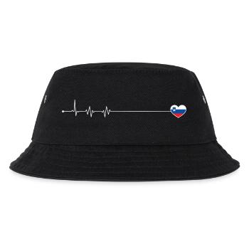 Drapeau Heartbeat Slovénie - Bob Enfant - noir - Devant