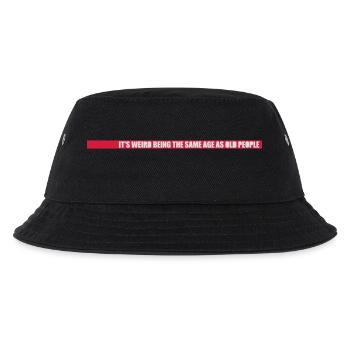 being old people age - Kinder Bucket Hat - Schwarz - Vorne