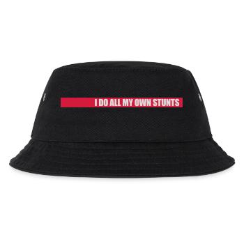 all my own stunts - Kinder Bucket Hat - Schwarz - Vorne