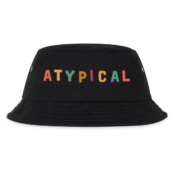 Atypisch - Kinder Bucket Hat - Schwarz - Vorne