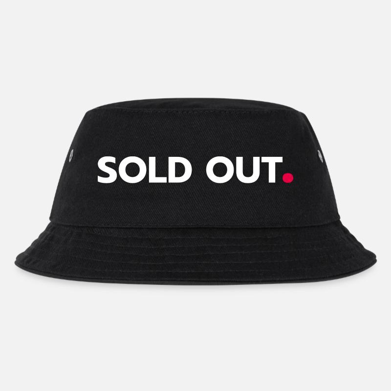 Ausverkauft - Kinder Bucket Hat - Schwarz