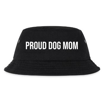 Proud Dog Mom | Dog Lover Gift - Kids’ Bucket Hat - black - Front