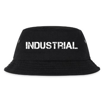 Industrial Rock Logo - Kinder Bucket Hat - Schwarz - Vorne
