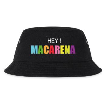 hey Macarena - Kinder Bucket Hat - Schwarz - Vorne