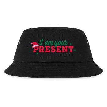 Weihnachten - Kinder Bucket Hat - Schwarz - Vorne