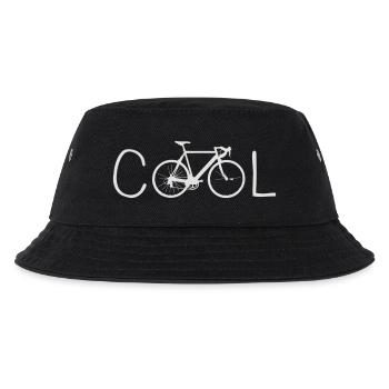 rad cool rennrad bike fahrrad kurier fahrradtour l - Kinder Bucket Hat - Schwarz - Vorne