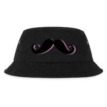 Funky Mustache - Kids’ Bucket Hat - black - Front