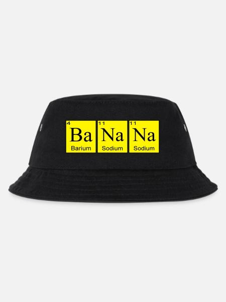 Banana - Kinder Bucket Hat - Schwarz