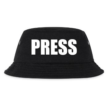 Press - Kids’ Bucket Hat - black - Front