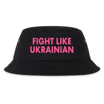 Fight like ukrainian - Kids’ Bucket Hat - black - Front