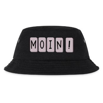TASTATUR - SCHRIFTZUG MOIN - Kinder Bucket Hat - Schwarz - Vorne