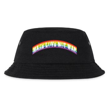 Faire l’amour n’était pas | Drapeau arc-en-ciel - Bob Enfant - noir - Devant